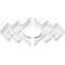 Ekena Millwork Zoe Architectural Grade PVC Ceiling Medallion, 12"W x 8"H x 3"ID x 3 3/4"C x 1"P, Two-Piece CMP12X8ZE2-03000 - alternate 4
